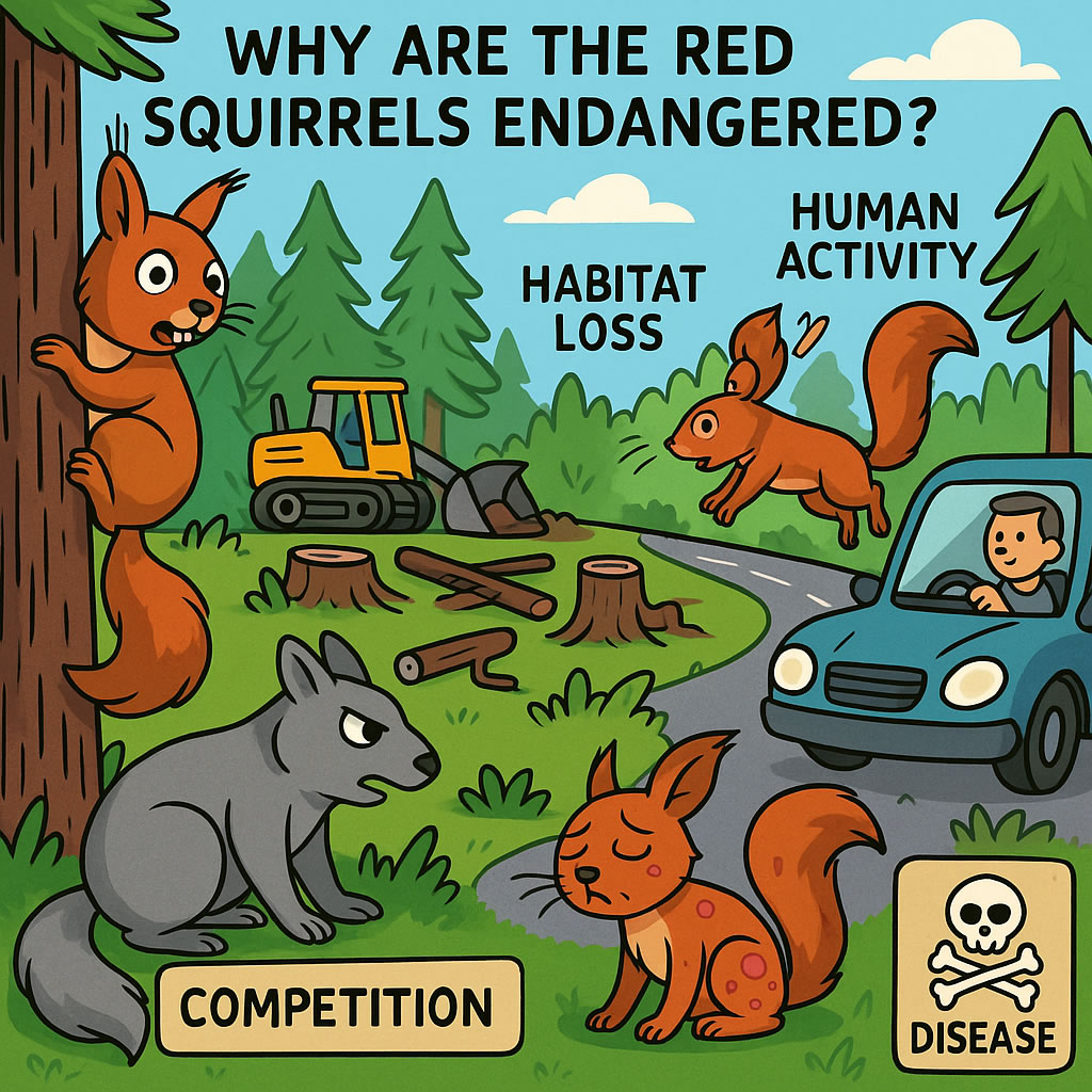 Why Are the Red Squirrels Endangered?