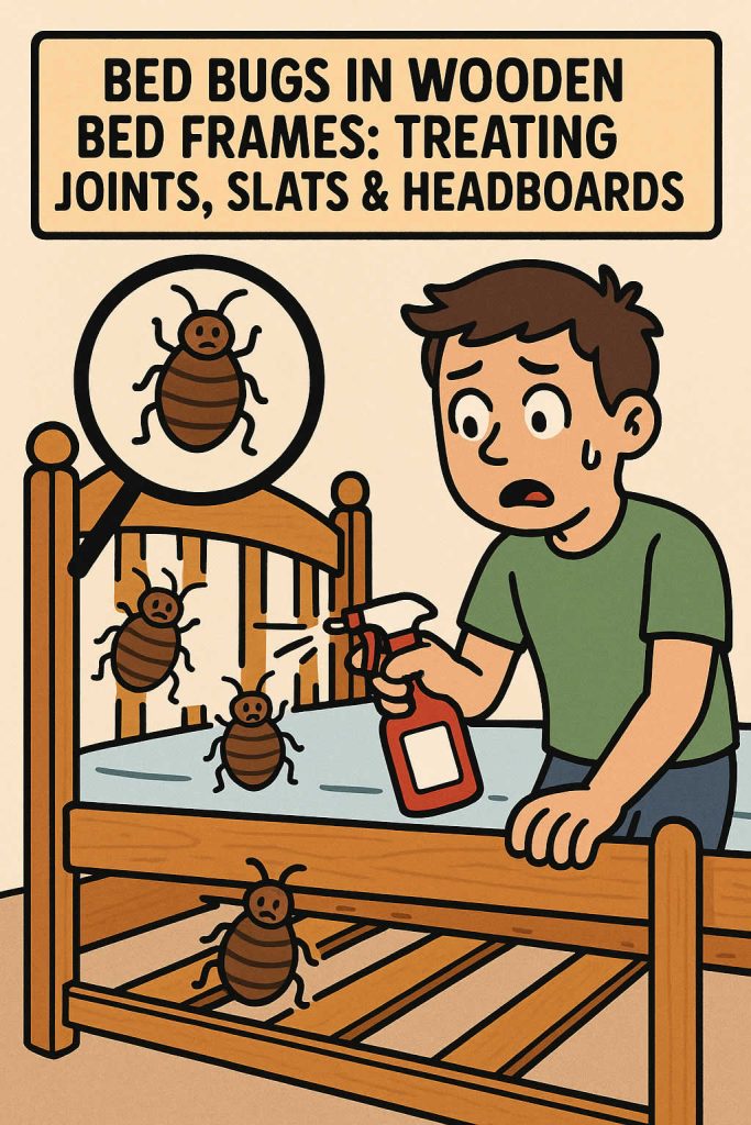 Bed Bugs in Wooden Bed Frames: Treating Joints, Slats & Headboards