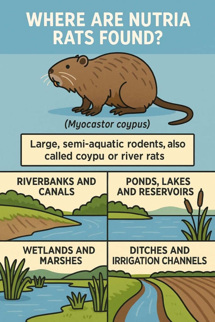 Where Are Nutria Rats Found?