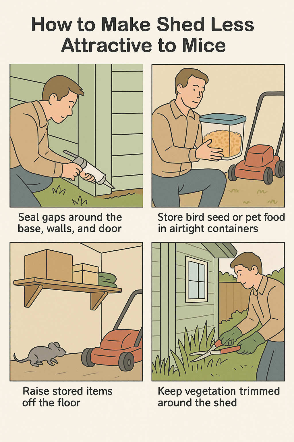 What Attracts Mice to Your Shed?
