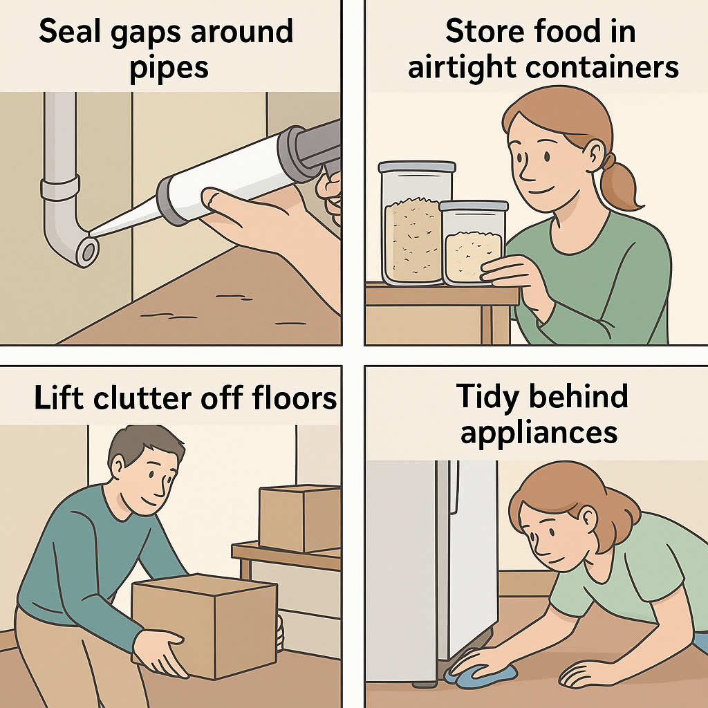 Where Do Mice Hide in a House?